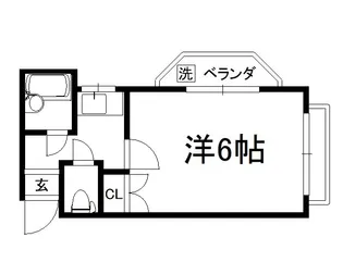 ブライトハウス【205号室】の間取り