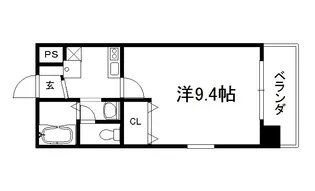 ハウスセゾン今出川河原町【3階】の間取り