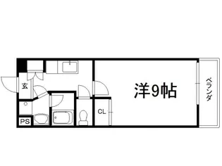 プラネシア星の子京都御所【5階】の間取り