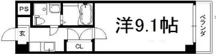 アートプラザ京田辺2【203号室】の間取り