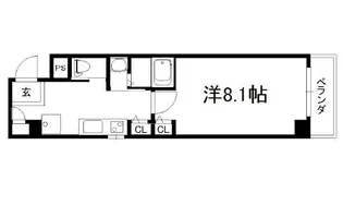 ウエスト一条【702号室】の間取り