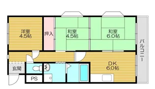 脇田建設ビル【3階】の間取り