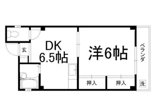 コーポAYUMI【202号室】の間取り