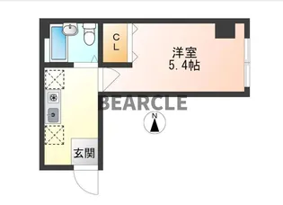 バインオークMETS【4階】の間取り