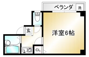 ロイヤル紫野【2階】の間取り