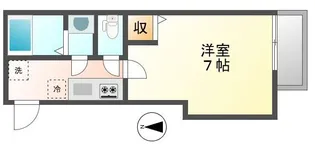 フラッティ千本鞍馬口【2階】の間取り