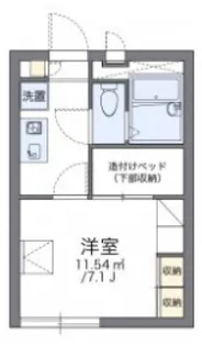 レオパレスエスペランサ【105号室】の間取り