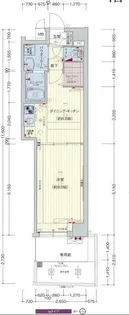 1DKの間取り画像