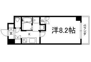 ボヌール華 西陣【5階】の間取り