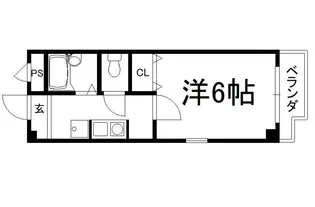 グレース田辺【301号室】の間取り