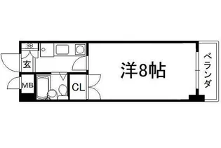 カーサー高村【409号室】の間取り