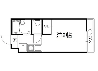 ヴィラ興戸【306号室】の間取り