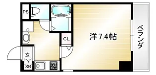 BelleVille千本今出川【6階】の間取り