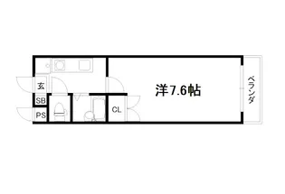 スカイハイツ中野【305号室】の間取り