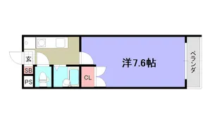 スカイハイツ中野【105号室】の間取り