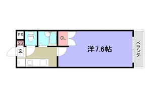 スカイハイツ中野【206号室】の間取り