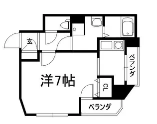 SWISS京都堀川WEST【7階】の間取り