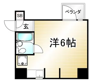 リエス東堀川【505号室】の間取り