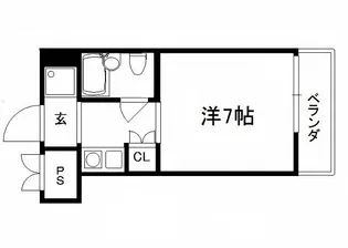 シリウス星の子【5階】の間取り