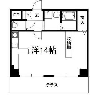 アビタシオン鴨川【11号室】の間取り