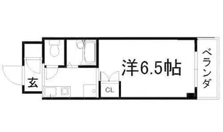 ノースリバーハイツ【203号室】の間取り