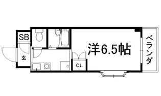 ノースリバーハイツ【601号室】の間取り