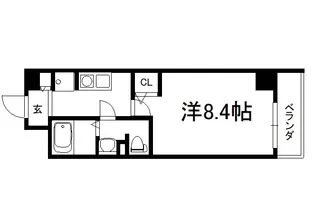SWISS京都堀川WEST【1101号室】の間取り