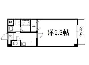 ワイズコート御陵【503号室】の間取り