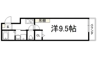 アークリード堀川今出川【205号室】の間取り