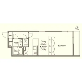 STANDZ金閣寺前【3階】の間取り