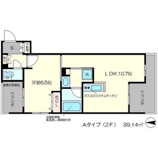 ヴィラ聖護院【3階】の間取り