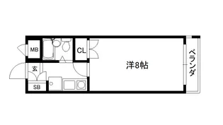 カーサー高村【303号室】の間取り