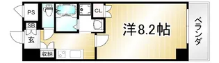 ボヌール華 西陣【1階】の間取り