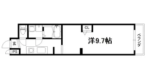 朱雀館【3階】の間取り