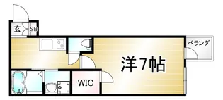 ウェルスクエア京都西陣WEST【3階】の間取り
