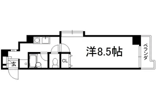 ヴィヴァーチェ智恵光院【501号室】の間取り