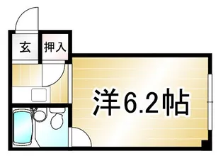 生駒ハイツ【303号室】の間取り