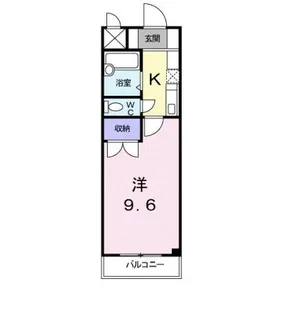 「タウンルームキシ」【4階】の間取り