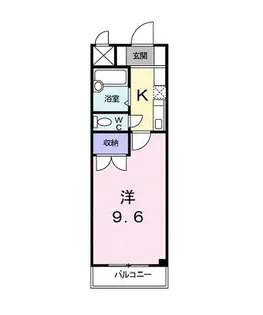 「タウンルームキシ」【3階】の間取り