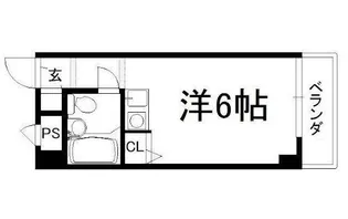 メゾンカミゴリョー【503号室】の間取り