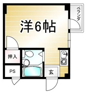 ロイヤルハイツコトブキ【101号室】の間取り