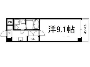 アートプラザ京田辺2【409号室】の間取り