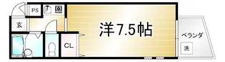 MeWe下鴨【403号室】の間取り
