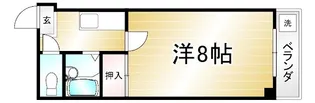 コスモハイツ河原町【502号室】の間取り