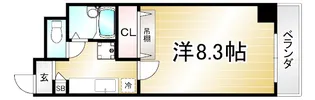 ハウスセゾン四条通【13階】の間取り