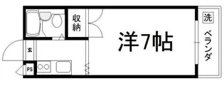 フラッツ下狛【1階】の間取り
