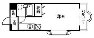 academia KITAGEN【106号室】の間取り