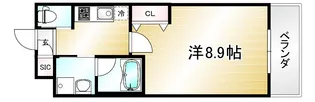 ウェルスクエア千本下長者【2階】の間取り