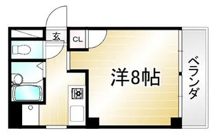 丸共ビル【208号室】の間取り