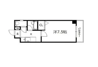 クレスト平野【401号室】の間取り